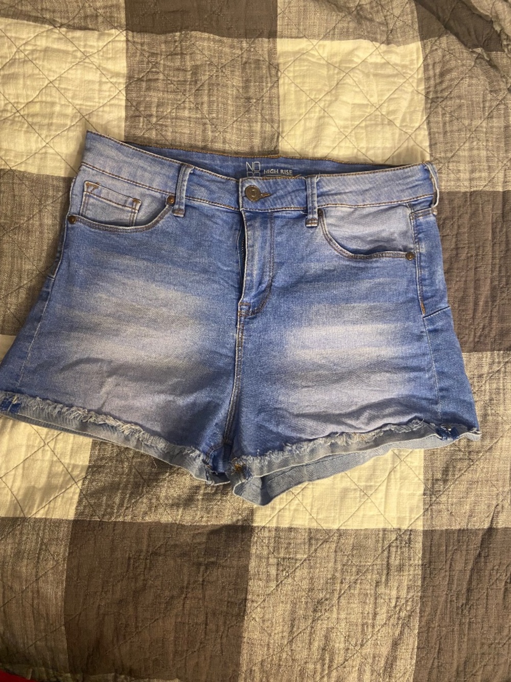 No Boundaries High Rise Denim Shorts